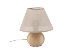 Envostar - Gill Tafellamp Wood/Beige