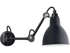 Lampe Gras - 204 Wandlamp Zwart/Blauw