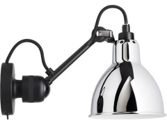 Lampe Gras - 304Sw Wandlamp Zwart/Chroom