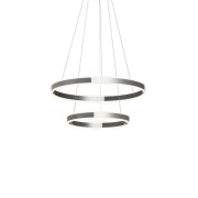 Lucande - Lyani 2 Hanglamp Ø60 Chrome/White
