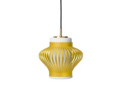 Warm Nordic - Opal Lamella Hanglamp Illuminating Yellow