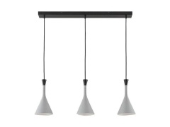 Lindby - Flynn 3 Hanglamp Concrete