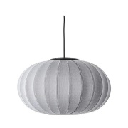 Made By Hand - Knit-Wit 57 Oval LED Hanglamp Silver