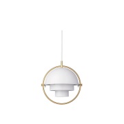 GUBI - Multi-Lite Hanglamp S Brass/White