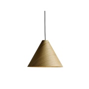 HAY - 30 Degrees Hanglamp L Natural/Soft Black