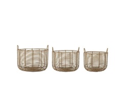 Bloomingville - Mekkel Opslag 3 pcs. Nature