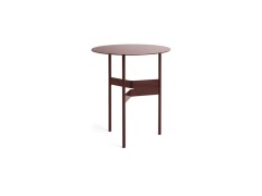 HAY - Shim Bijzettafel/Sofa-tafel Ø45xH51 Bordeaux