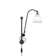 GUBI - Bestlite BL5 wandlamp, Ø 16 cm, zwart/porselein