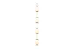 UMAGE - Audrey 4 Hanglamp Brass/White Opal