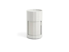 HAY - Facet Bijzettafel incl. Feet & Castors High Misty Grey