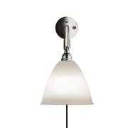GUBI - Bestlite Bl7 Wandlamp Ø16 Chroom/Porselein