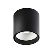 LIGHT-POINT -  Solo 1 Round plafondlamp, zwart, IP54, 8 cm