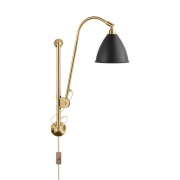 GUBI - Bestlite Bl5 Wandlamp Ø16 Geelkoper/Zwart
