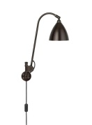 GUBI - Bestlite BL6 wandlamp, Ø 16 cm, zwart/messing