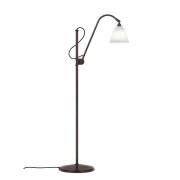GUBI - Bestlite BL3 VloerLamp Ø16 Zwart Geelkoper/Porselein