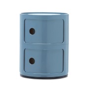 Kartell - Componibili 2 Bijzettafel Sky Blauw