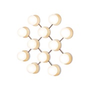 Nuura - Liila 12 Wandlamp/Plafondlamp Nordic Gold/Opal White