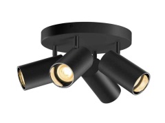 SLV - Asto Tube 4 Plafondlamp Black