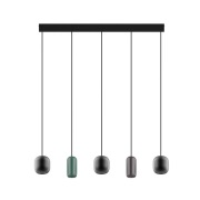 Lucande - Narion 5 Hanglamp Zwart