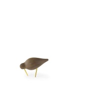Normann Copenhagen - Shorebird Beeldhouwwerk Small Walnut Brass