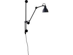 Lampe Gras - 210 Wandlamp Zwart/Blauw
