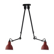 Lampe Gras - 302 Dubbel Plafondlamp Rood