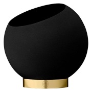 AYTM - Globe Pot Ø17xH15,4 Black/Gold