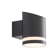 Lindby - Bentlas LED Solar Cell Wandlamp Anthracite