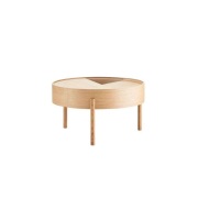 Woud - Arc Sofa-tafel Ø66 Oiled Oak