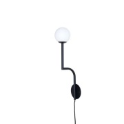 Pholc - Mobil 46 wandlamp Zwart/Opaal