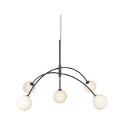 Markslöjd - Heaven 5 Hanglamp Zwart/Opaal