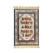 Seletti - The Way Burnt Carpet #8 80x120 Blauw/Multicolor