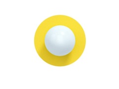 Swedish Ninja - Candy Big Circle 360 L Wandlamp Sunshine Yellow