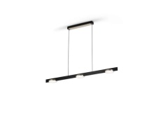 LIGHT-POINT - Inlay S1250 Lineaire hanglamp, zwart/goud