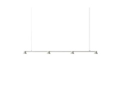 Normann Copenhagen - Hat Linear LED hanglamp, 167 cm, grijs