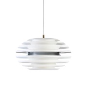 Belid - Ellipse Hanglamp Ø400 Mat Wit/Chroom