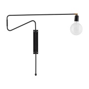 House Doctor - Swing Wandlamp 70cm Zwart