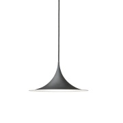 GUBI - Semi Hanglamp Ø47 Glanzend Antracit Gray