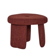 Hübsch - Rocco Poef Rood