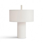 New Works - Margin Portable Taffellamp White Canvas