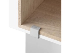 Muuto - Mini Stacked Storage System Clips 1 stuk grijs