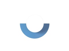 Swedish Ninja - Candy Big Circle 180 L wandlamp, blauw