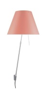 Luceplan - Costanza Wandlamp met Dimmer Alu/Edgy Pink