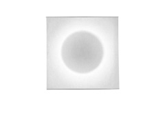 Ingo Maurer - Moodmoon SQ75 Wandlamp w/On-Off Switch&Remote Control Wh...