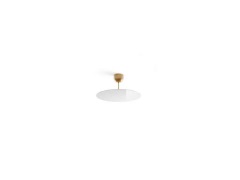 Luceplan - Millimetro Plafondlamp H23 Ø50 Brass/Mirror