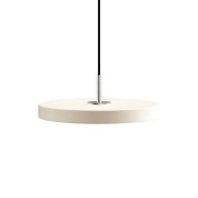 UMAGE - Asteria Hanglamp Mini Pearl White/Steel Top