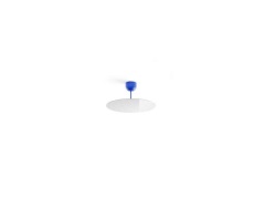 Luceplan - Millimetro Plafondlamp H23 Ø50 Royal Blue/Mirror