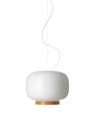 Foscarini - Chouchin 1 Reverse Hanglamp Wit/Oranje