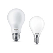 - Lichtbronen LED 1x 806lm E27 + 1x 250lm E14 - Philips
