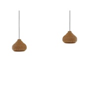 Lucande - Taniola 2 Buiten Hanglamp Hout